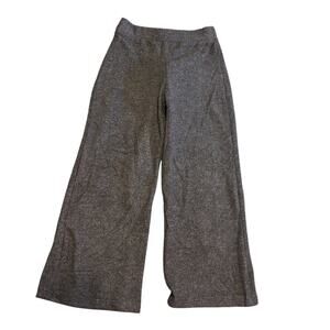 New Zara Girls Boys 7 Wide Leg Gray Sweatpants